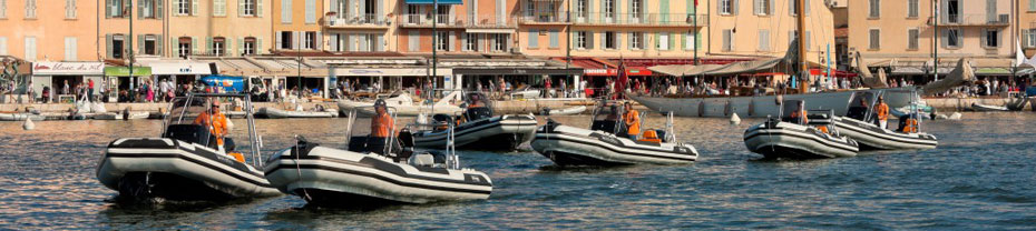 au départ du port de saint tropez